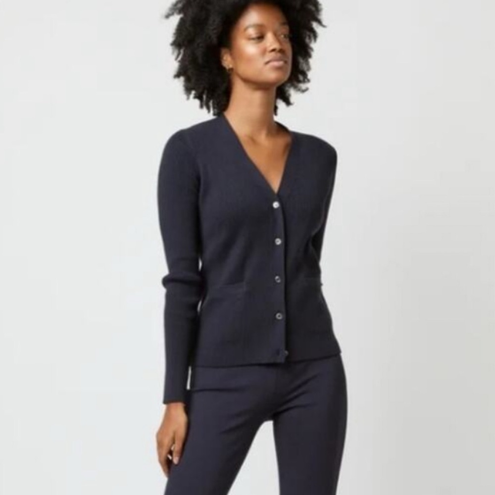 Ann Mashburn Nia Ribbed Cardigan 
Size Small